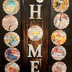Interchangeable Welcome Sign, Home sign, Holiday Sign