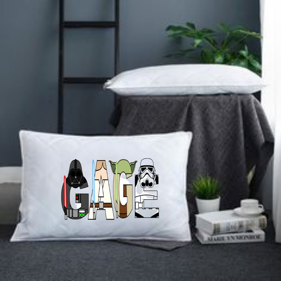 Darth Vader Fan Art Colorful Throw Pillow by BaynoSama