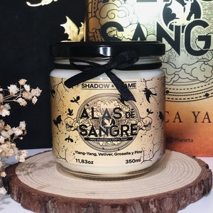 Vela Alas de Sangre 100% soja Ecológica