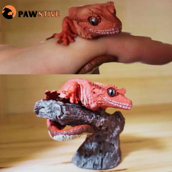 Bearded Dragon Lizard 3D Print Ring Toy | Reptile Decor