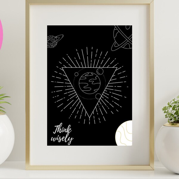 Black White Word Art - Etsy