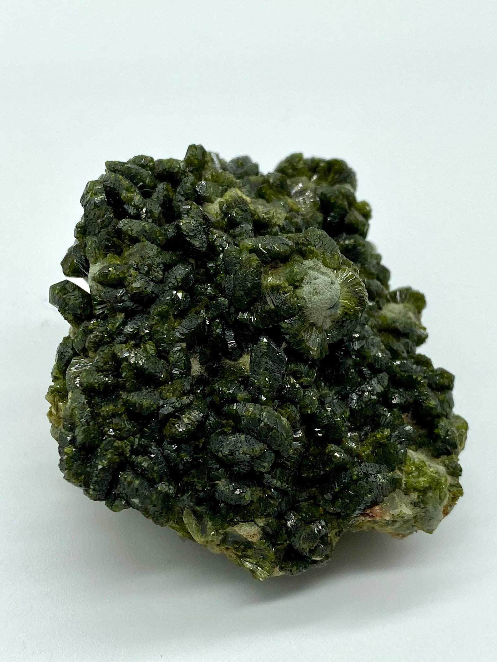 Epidote on Quartz 170g Gemmy Epidote Raw Epidote Crystal Etsy