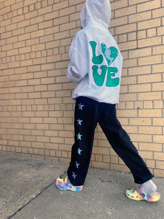 Black star sweatpants outlet