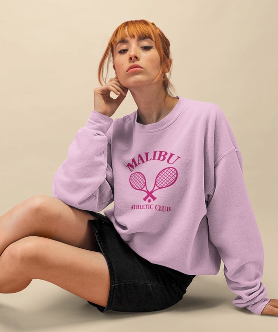 Malibu Athletic Club Crewneck Sweatshirt Tennis Club Crewneck Preppy Crewneck Trendy Sweatshirt Trendy Gift Etsy Canada