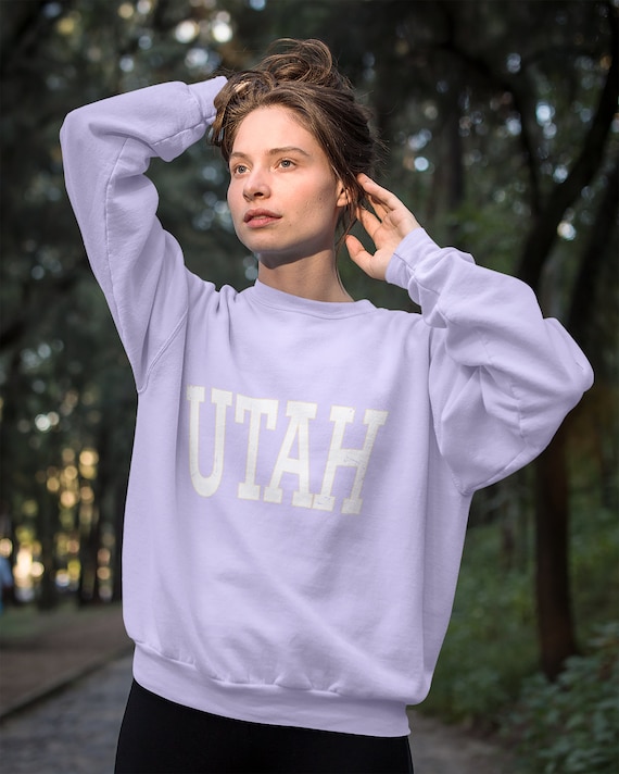 Buy Utah Crewneck Sweatshirt, Brandy Melville Inspired Crewneck, Trendy  Crewneck, Oversized Sweatshirt, State Sweatshirt, Gift for Friend Online in  India 