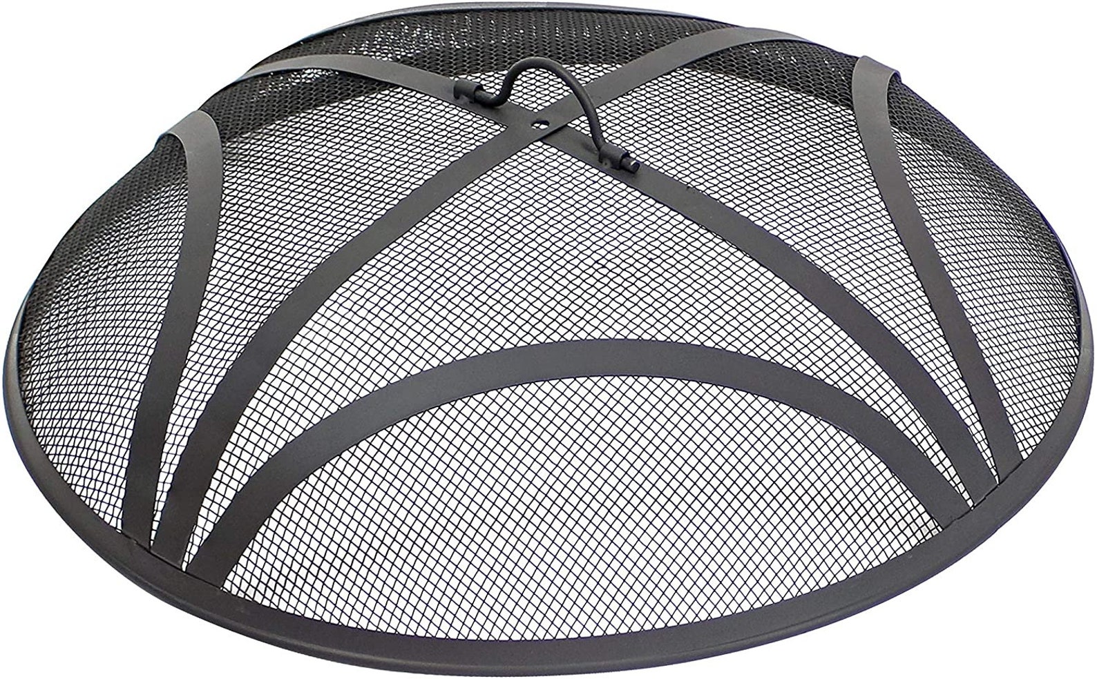 Fire Pit Spark Screen Cover Round Outdoor Heavy Duty Metal Etsy