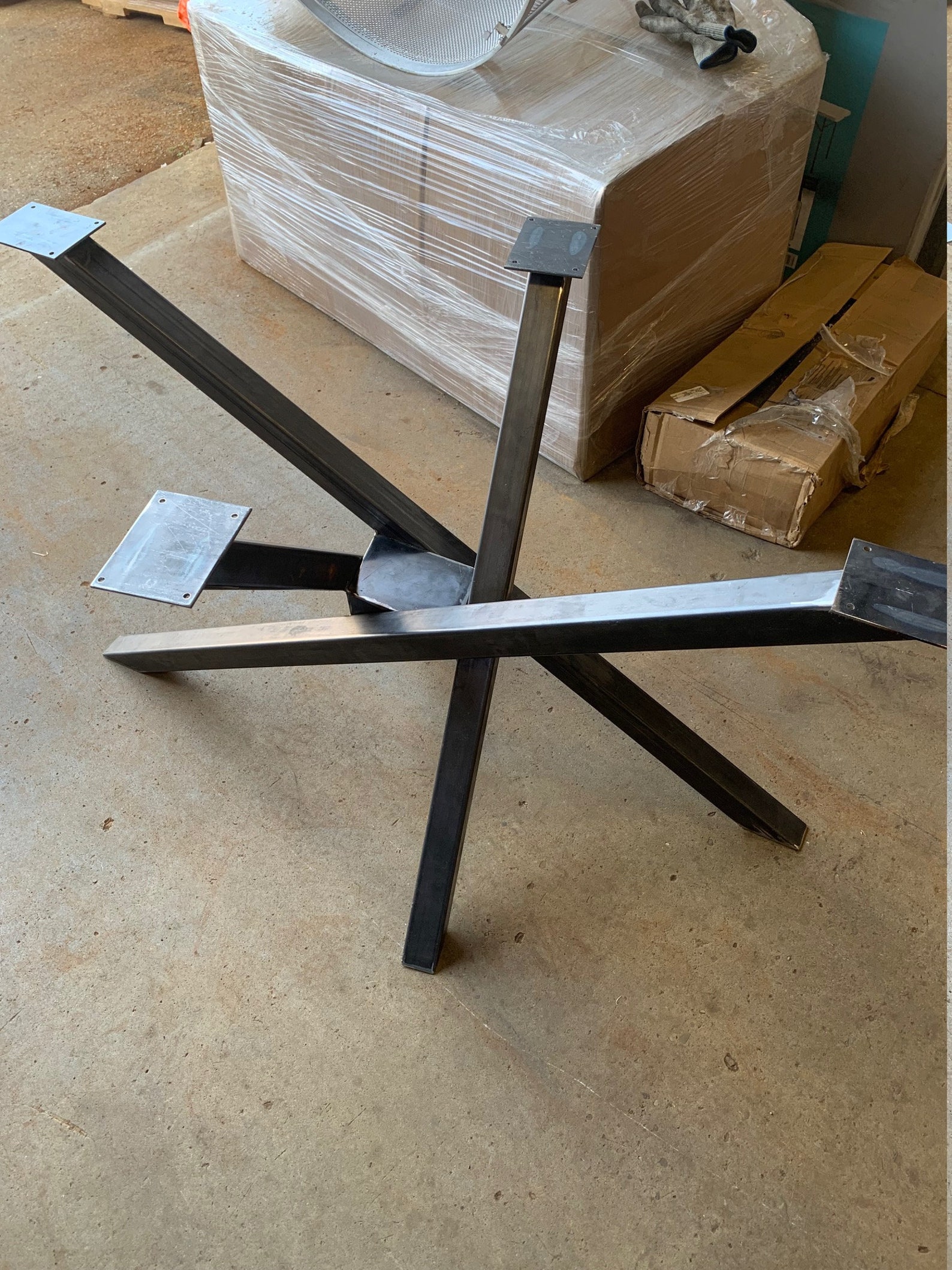 Moderner Stahl-Tischfuß / Spinnenform-Beine für Esstisch | Etsy