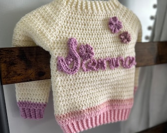 Personalized Crochet Sweaters