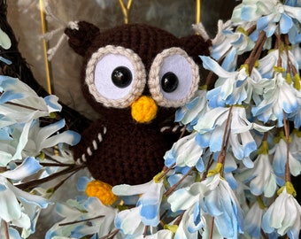 Handmade Crocheted Owl Stuffy, Baby Gift