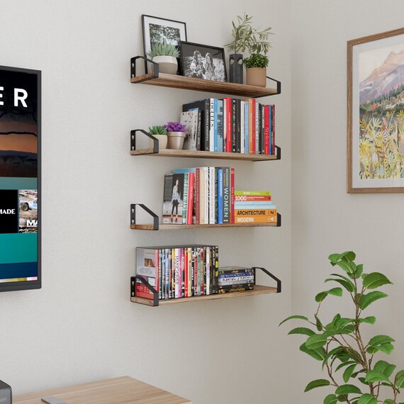 Etsy floating bookshelves deals