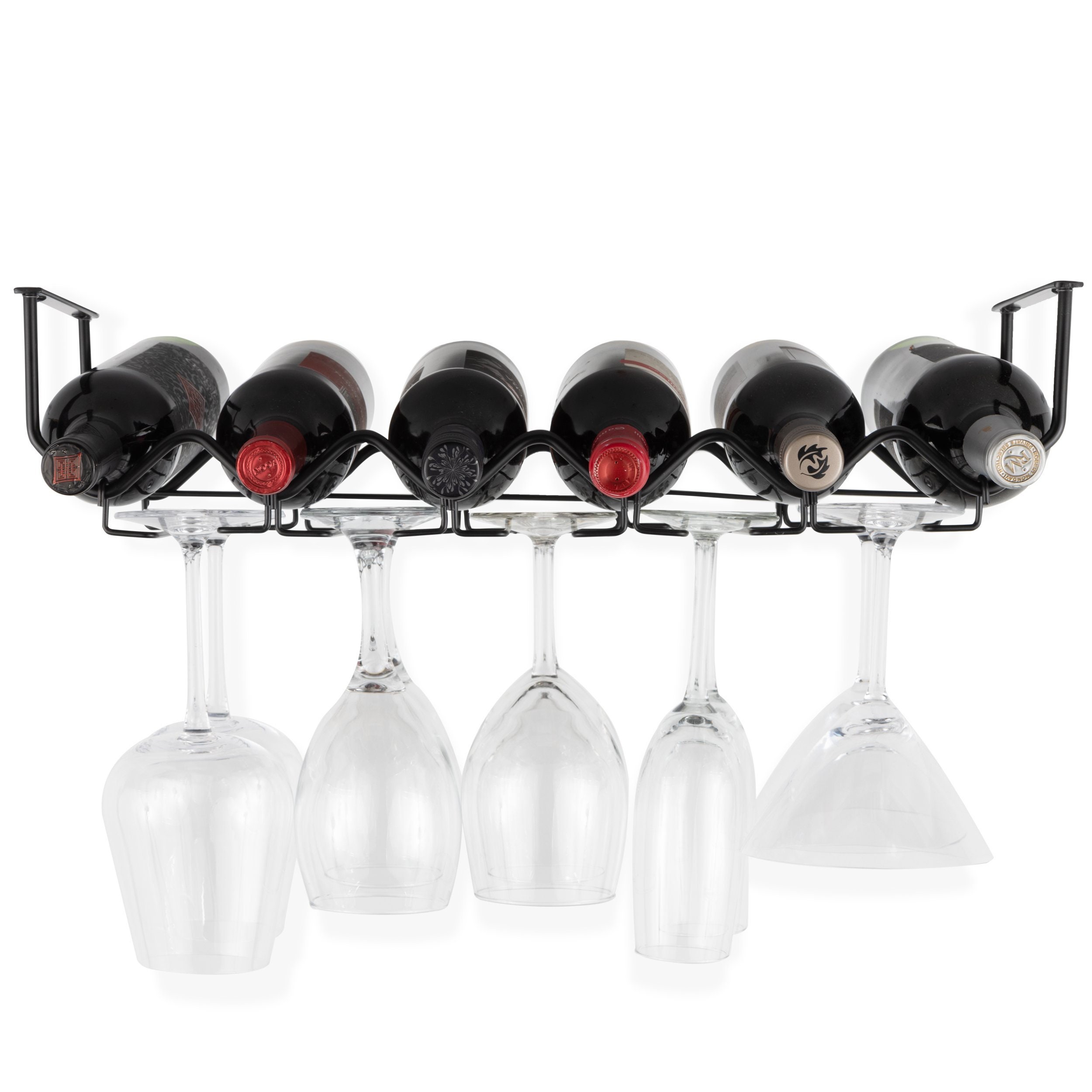 Under Wine Glass Rack and Rustic Wine Rack 6 Etsy