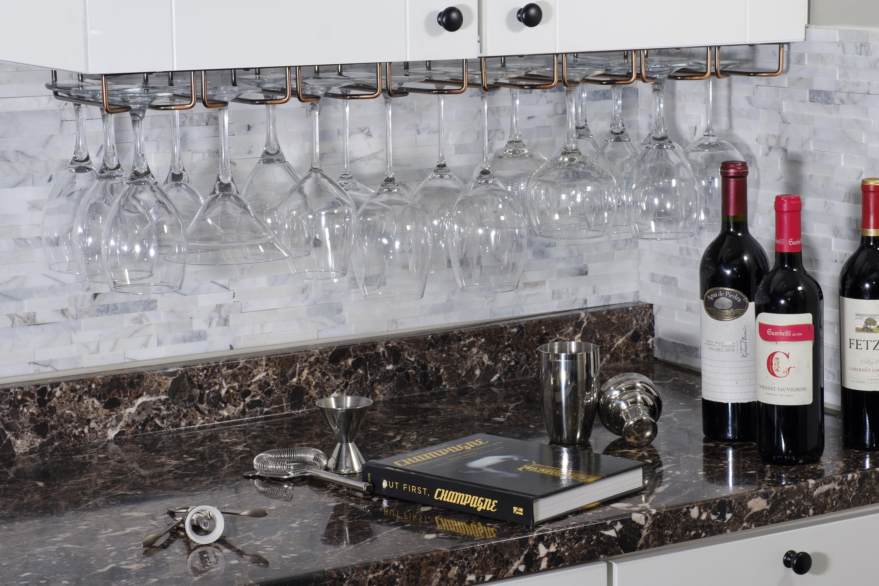 Wine Glass Rack Under 4 Sectional 10 Depth Etsy
