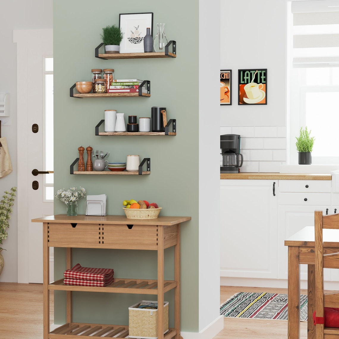 Floating Shelves Bathroom Organizer & Storage Shelves - Etsy