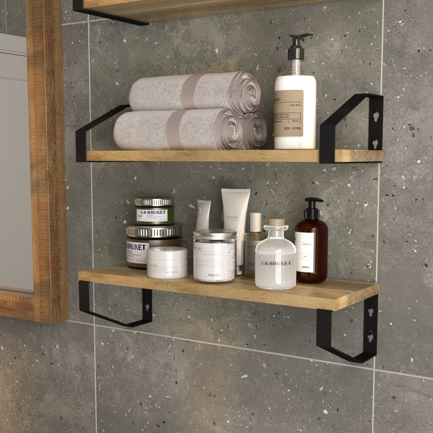 Rustic Bathroom Shelf for Bathroom Decor Wall Bathroom | Etsy