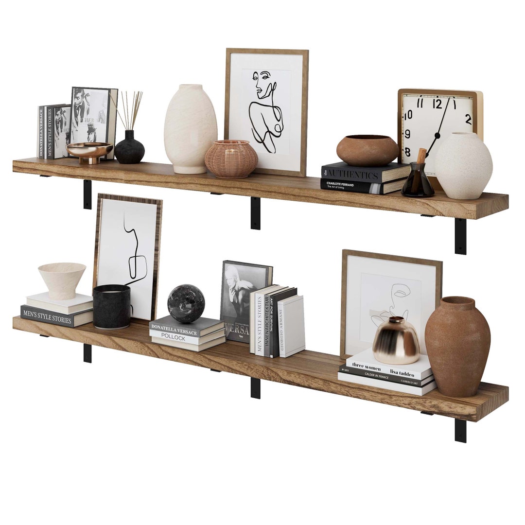 72x9.25 Floating Shelves for Wall Living Room Etsy