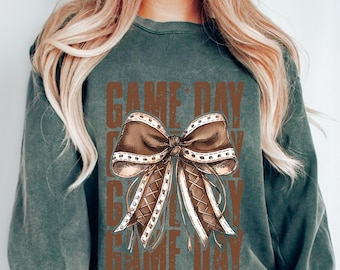 Game Day Sweatshirt, Comfort Colors Sweatshirt, Football Sweatshirt, Vintage Sweatshirt