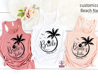 Beach themed bachelorette shirts clearance