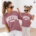 Besties Mommy and Me Matching Shirts or Sweatshirts,  Toddler and Baby Girl First Mothers Day Outfit, Mom Daughter Shirts,