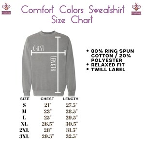 Comfort Colors Sweatshirt, Book Lover Sweatshirt, Gift for Book Lovers, Vintage Sweatshirt, Oversized Boho Sweatshirt for Women image 6