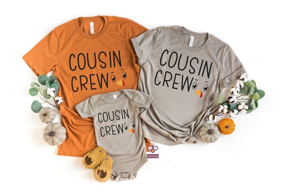 Thanksgiving Shirts for Cousins 