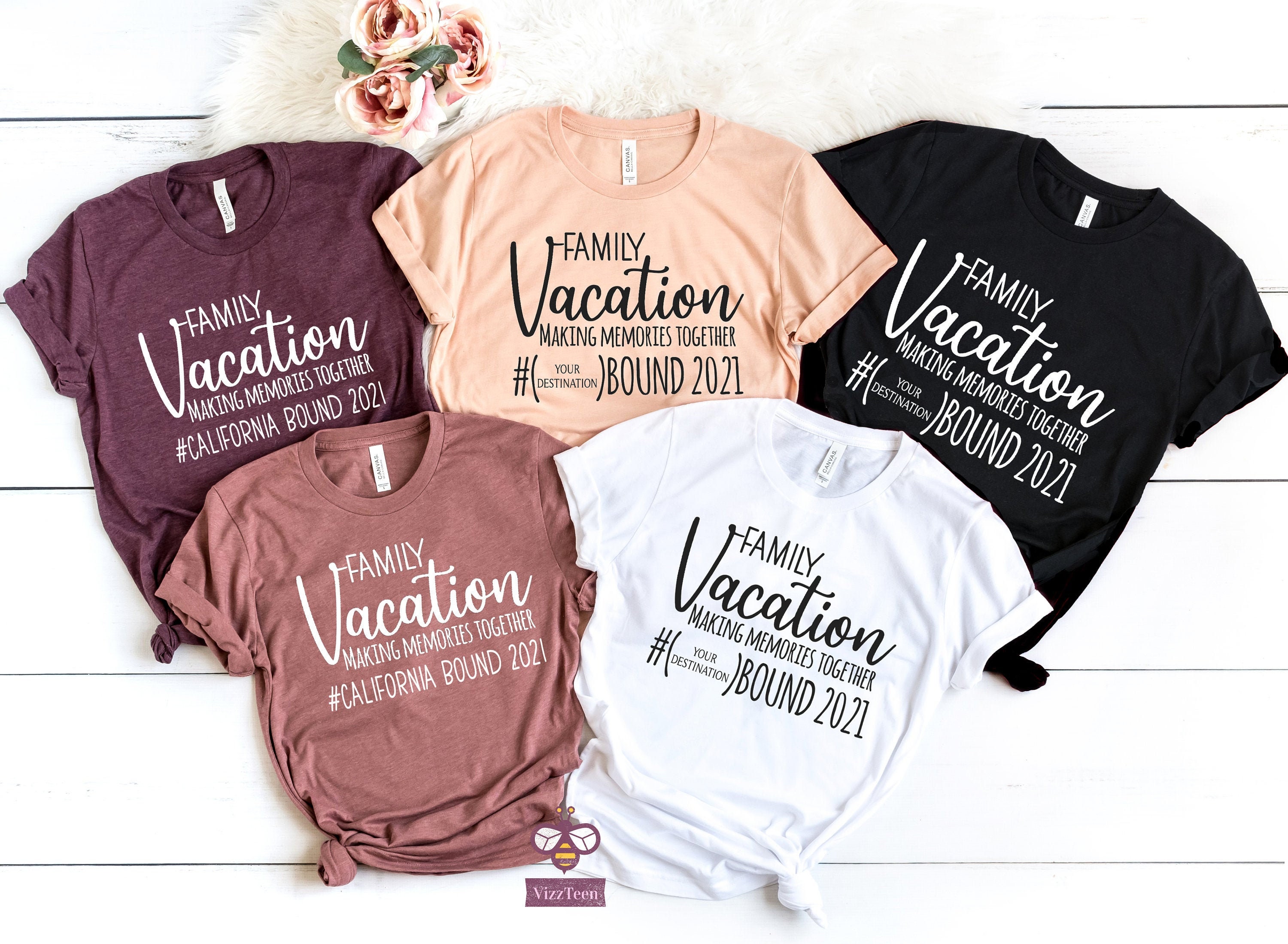 Custom Vacation Shirt Family Matching Vacation Shirts | Etsy