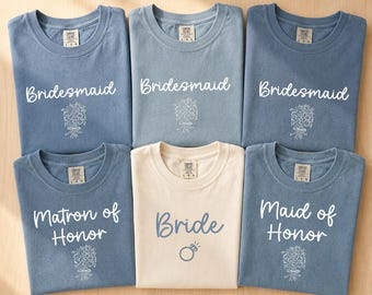 Comfort Colors® Bachelorette Party Shirts, Personalizable Custom Funny Bach, Wife of the Party, Bridesmaid gifts, Bachelorette Party favors