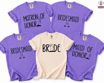 Comfort Colors® Halloween Bachelorette Party Shirts, Witch Bride Tee, Bridesmaid gifts, Bach Party Favors,