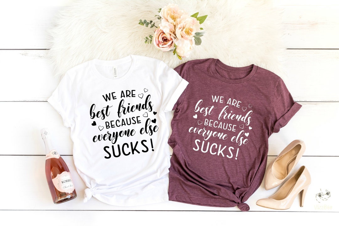 Best Friends Shirt Friends Matching Shirts Gift for Best - Etsy