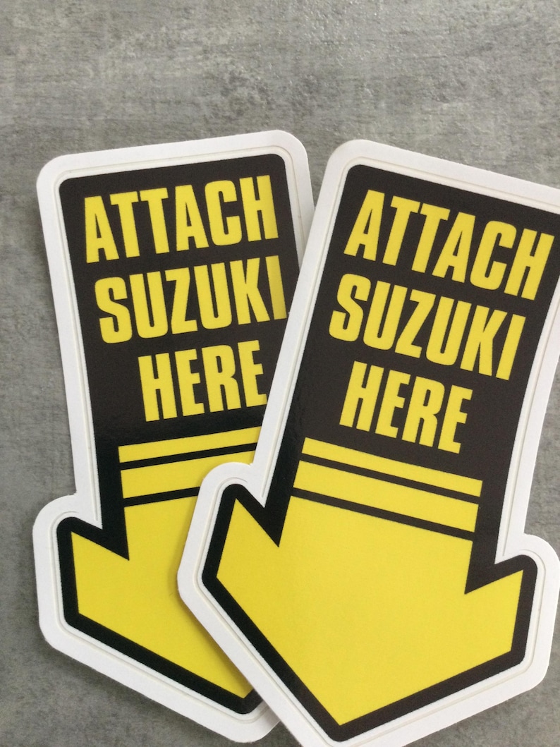 Auto Attach Sticker Attach Suzuki Here Sticker Decal - Etsy