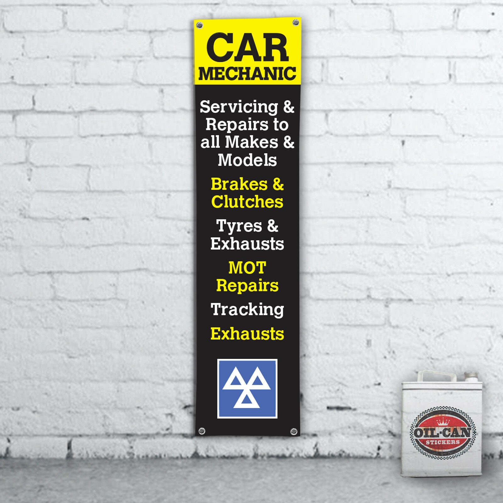 Voiture MECHANIC bannière atelier garage