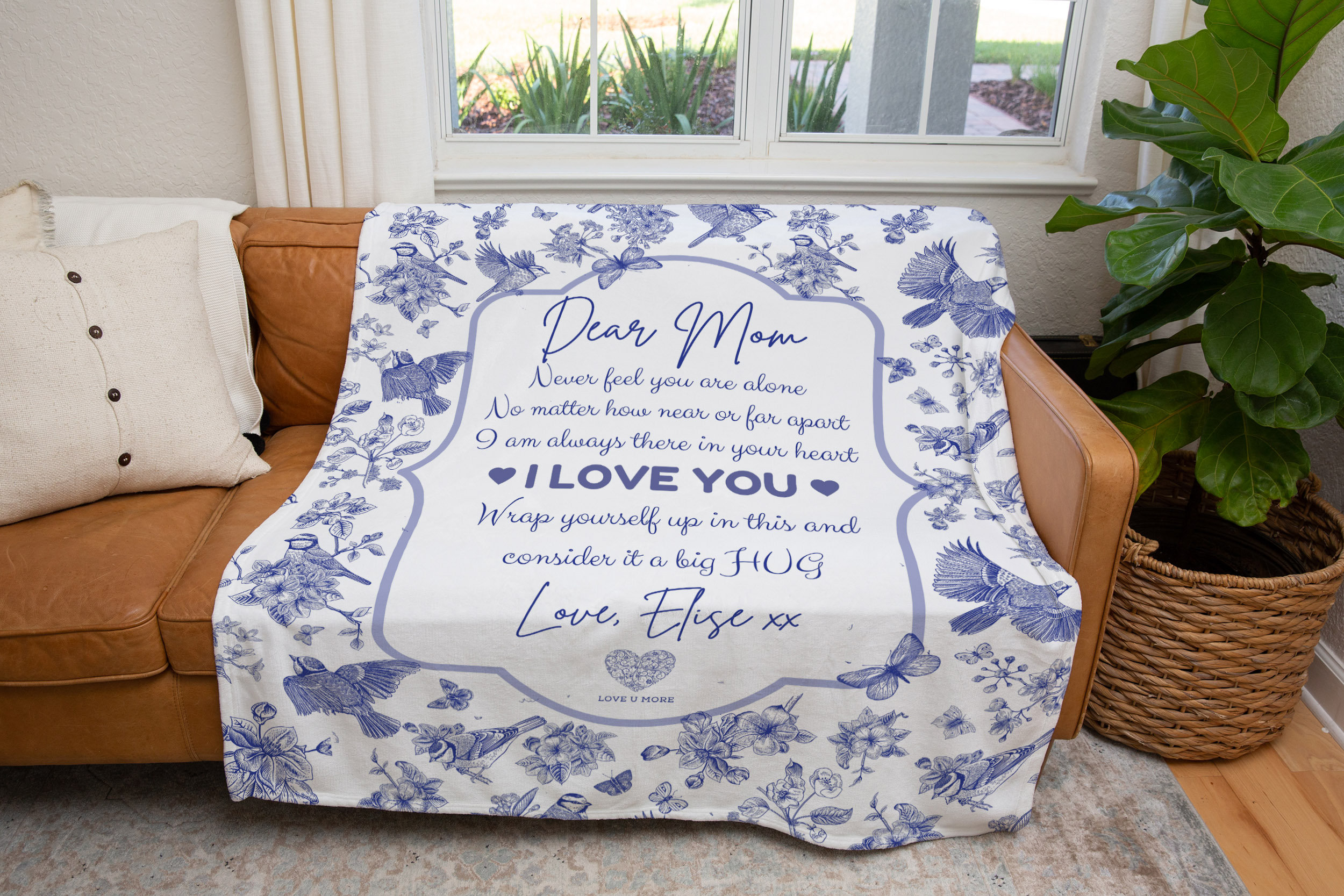 Mom Blanket Mother Day Blanket Personalize Gift for Mom Etsy