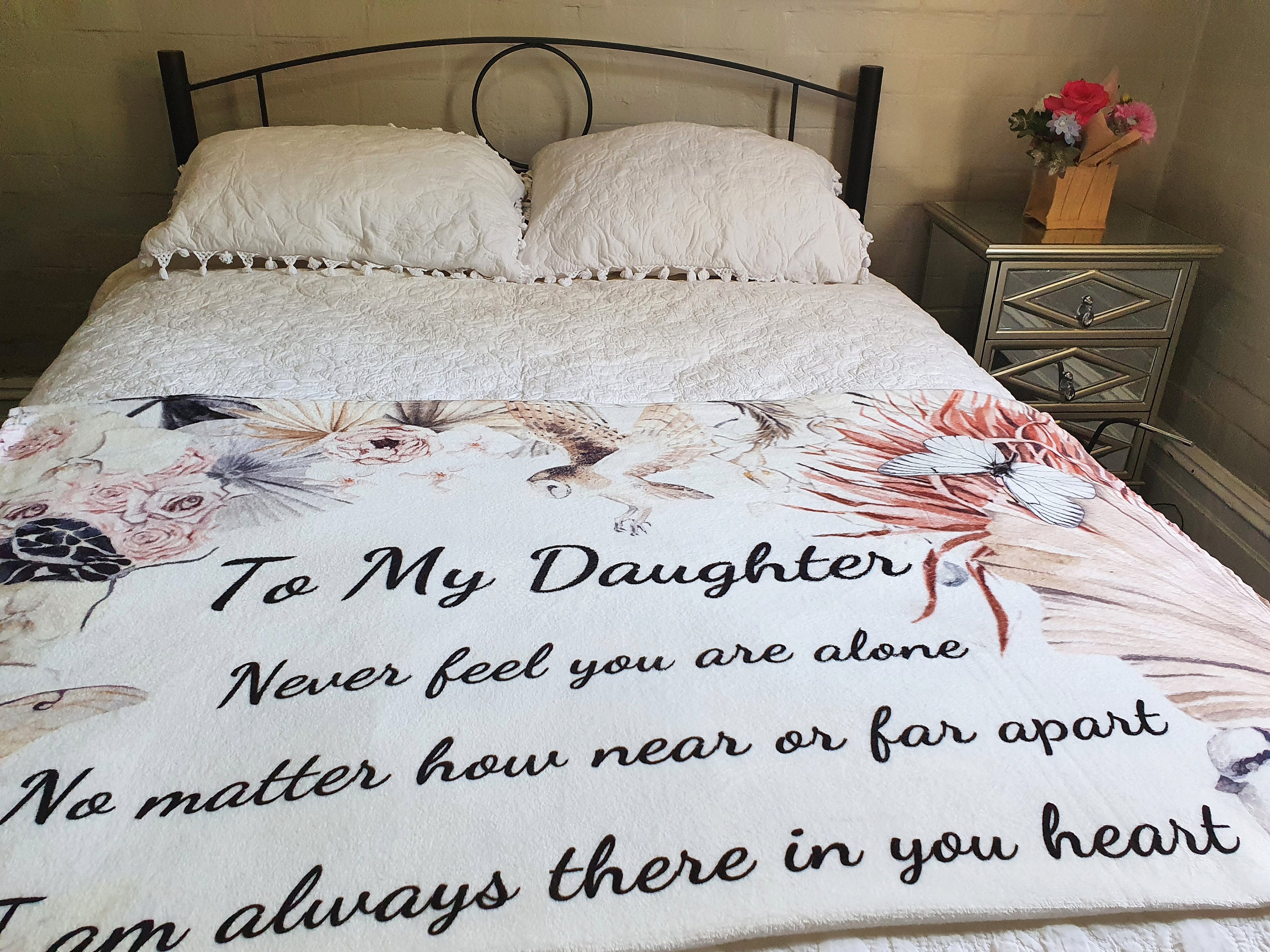 Daughter blanket To My Daughter blanket mother daughter Etsy