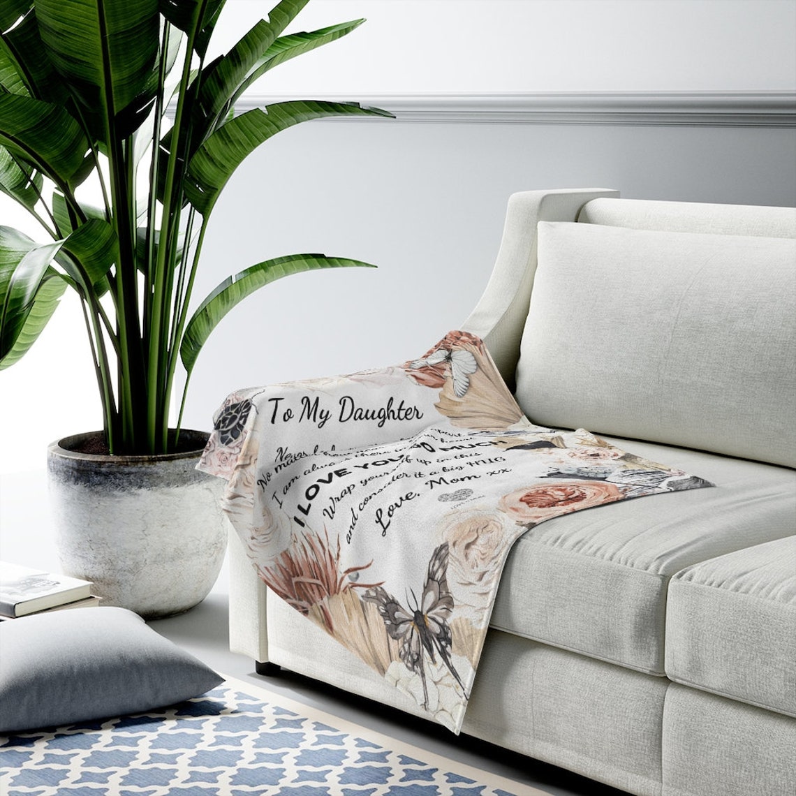 Daughter blanket To My Daughter blanket mother daughter Etsy