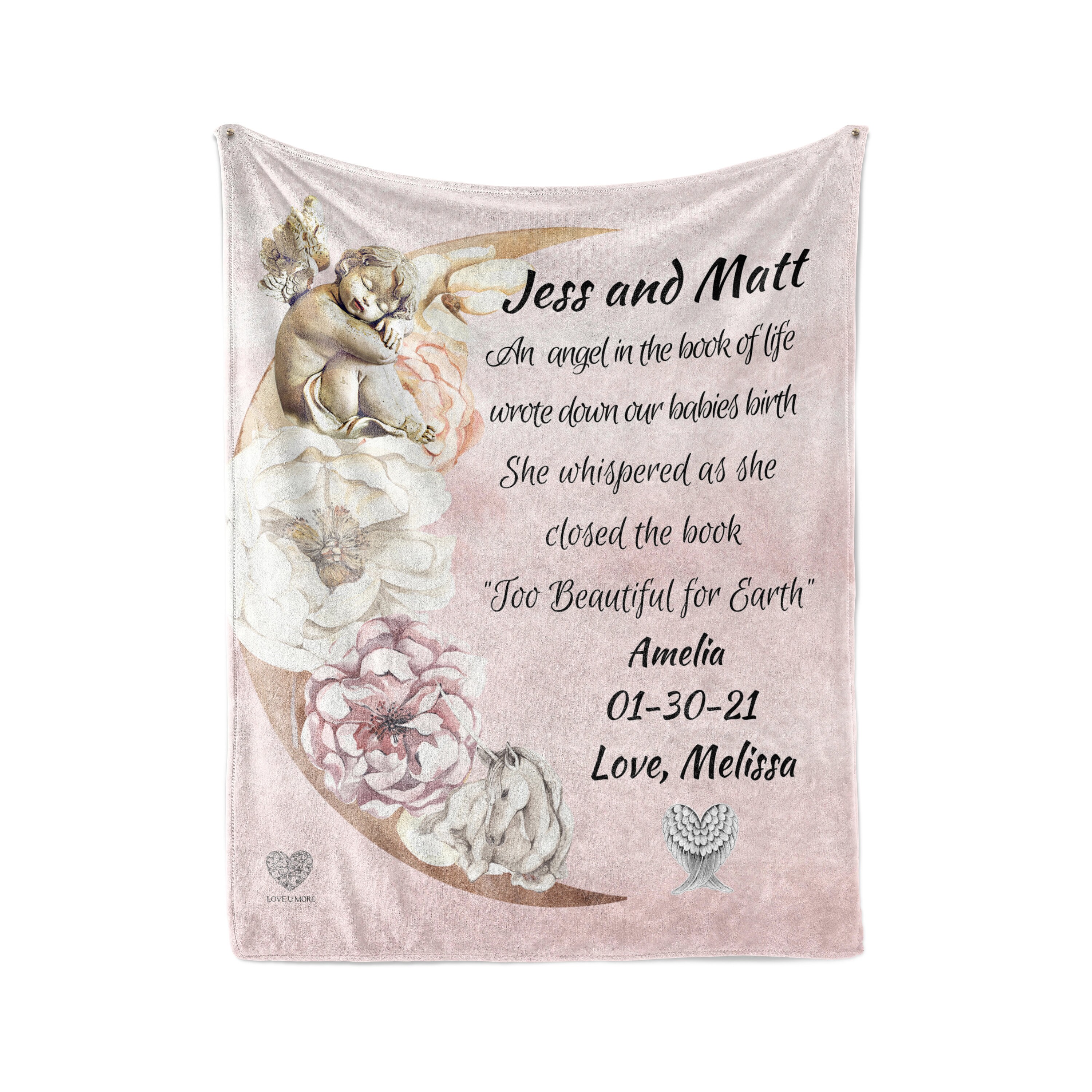 Sympathy blankets memorial blankets loss of a child gift Etsy