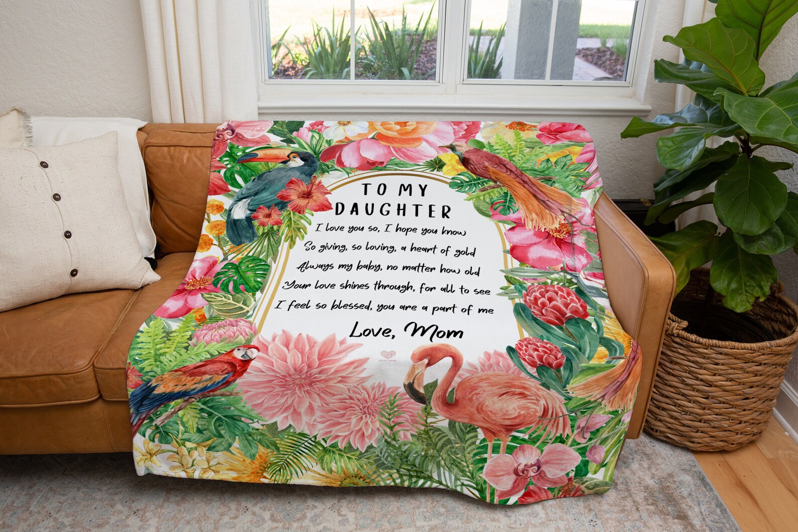 Daughter Blanket to My Daughter Blanket Mother Daughter Etsy