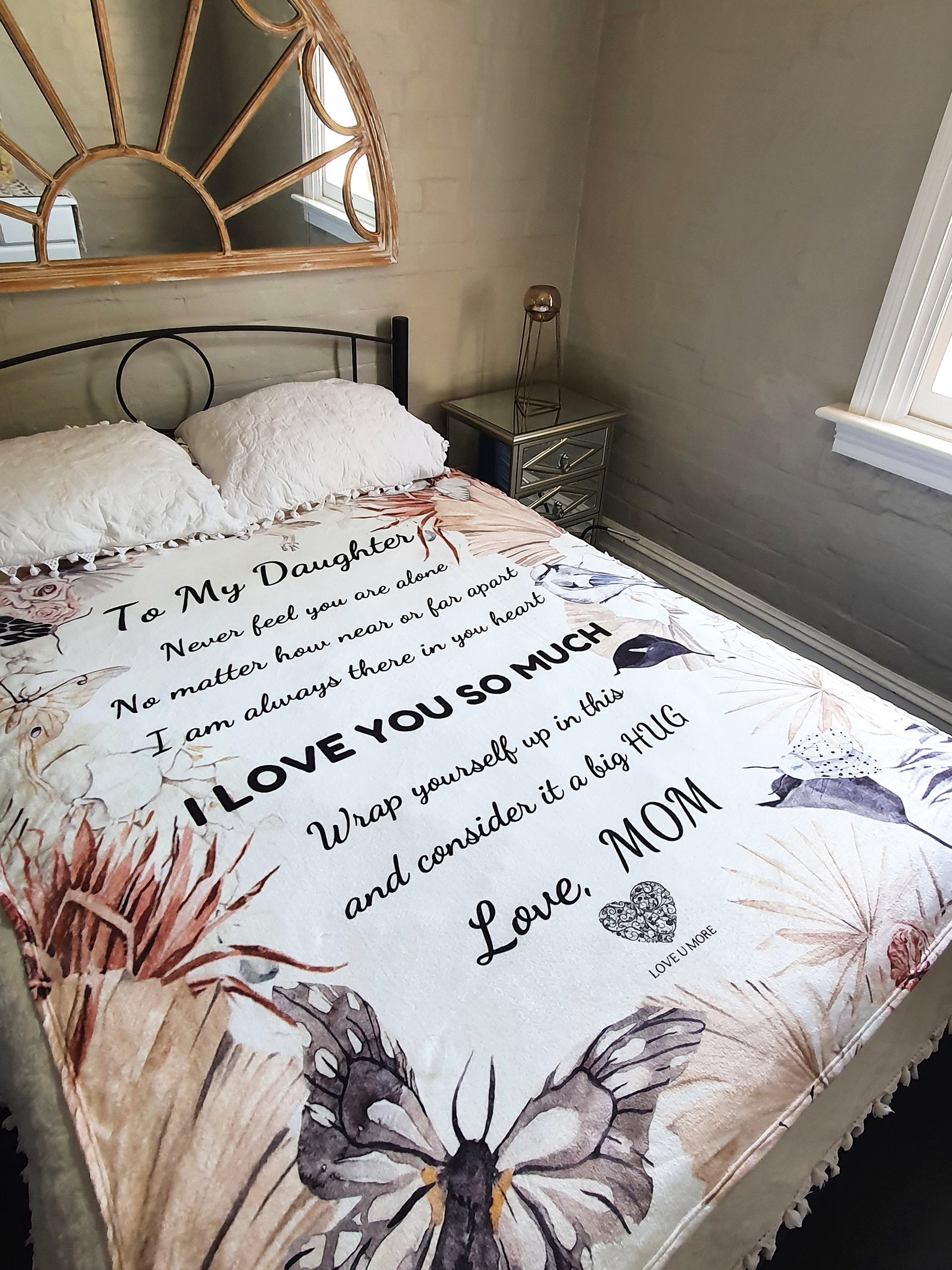 Daughter blanket To My Daughter blanket mother daughter Etsy