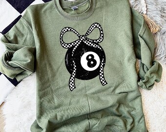 Checkered 8Ball Crewneck