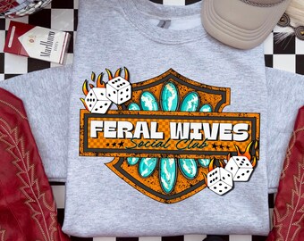 Feral Wives Social Club Crewneck