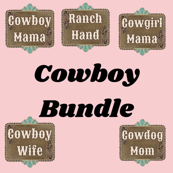 Cowboy Bundle |PNG| Digitaler Download