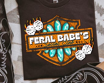 Feral Babe's Social Club Graphic Tee