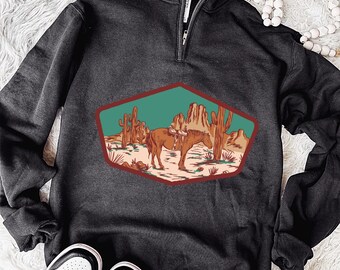 Cactus Clash Quarter Zip
