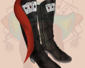 Curly Bills Boots Digital Download