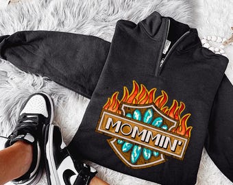 Mommin Quarter Zip