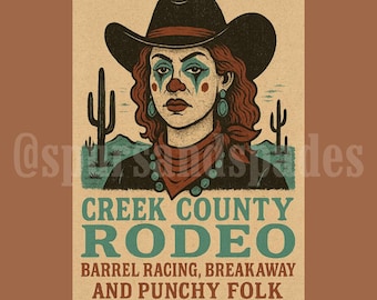 Creek County Rodeo |PNG| Digital Download
