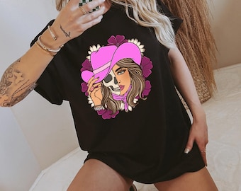 Floral Cowgirl Graphic Tee