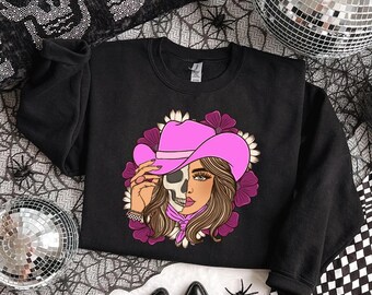 Floral Cowgirl Crewneck