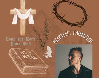 Digitale download collage van Brandon Lake | Westers png-bestand