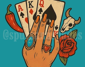 Play Your Cards Right |PNG| Digital Download