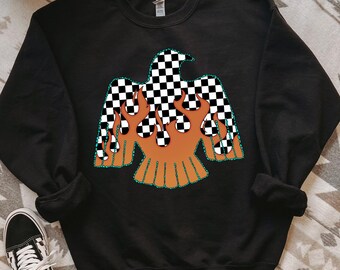 Checkered Thunderbird Crewneck