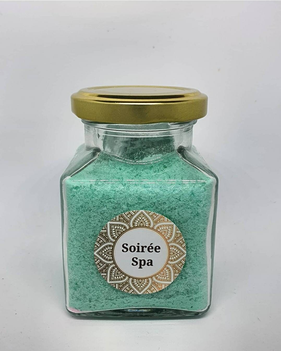 Aromatherapy Bath Salts Glass Jars Etsy
